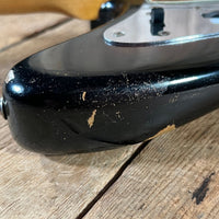 SOLD - Fender Jaguar Factory Refin or Restore 1963 body date L Plate 1964 Sunburst - Mahar's Vintage Guitars