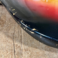 SOLD - Fender Jaguar Factory Refin or Restore 1963 body date L Plate 1964 Sunburst - Mahar's Vintage Guitars