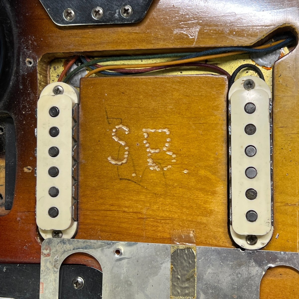 SOLD - Fender Jaguar Factory Refin or Restore 1963 body date L Plate 1964 Sunburst - Mahar's Vintage Guitars