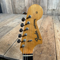 SOLD - Fender Jaguar Factory Refin or Restore 1963 body date L Plate 1964 Sunburst - Mahar's Vintage Guitars
