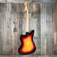 SOLD - Fender Jaguar Factory Refin or Restore 1963 body date L Plate 1964 Sunburst - Mahar's Vintage Guitars