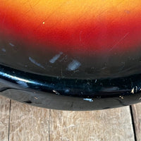 SOLD - Fender Jaguar Factory Refin or Restore 1963 body date L Plate 1964 Sunburst - Mahar's Vintage Guitars