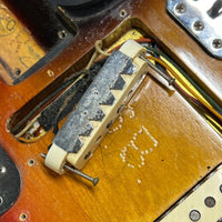SOLD - Fender Jaguar Factory Refin or Restore 1963 body date L Plate 1964 Sunburst - Mahar's Vintage Guitars