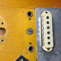 SOLD - Fender Jaguar Factory Refin or Restore 1963 body date L Plate 1964 Sunburst - Mahar's Vintage Guitars