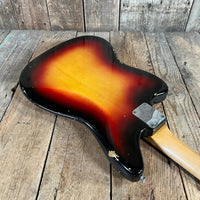 SOLD - Fender Jaguar Factory Refin or Restore 1963 body date L Plate 1964 Sunburst - Mahar's Vintage Guitars