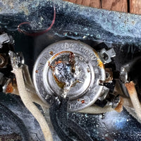 SOLD - Fender Jazz Bass Olympic White Matching Headstock Pre CBS Custom Color 1964 - Mahar's Vintage Guitars