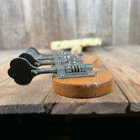 SOLD - Fender Jazz Bass Olympic White Matching Headstock Pre CBS Custom Color 1964 - Mahar's Vintage Guitars