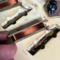 SOLD - Fender Jazz Bass Olympic White Matching Headstock Pre CBS Custom Color 1964 - Mahar's Vintage Guitars