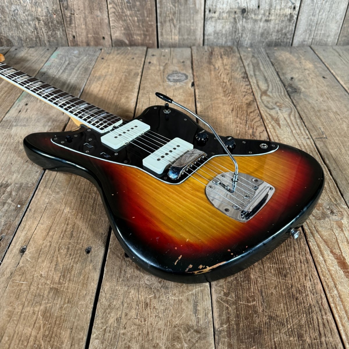 SOLD - Fender Jazzmaster Professionally Re - fretted 1978 Sunburst - Mahar's Vintage Guitars