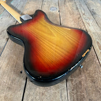 SOLD - Fender Jazzmaster Professionally Re - fretted 1978 Sunburst - Mahar's Vintage Guitars