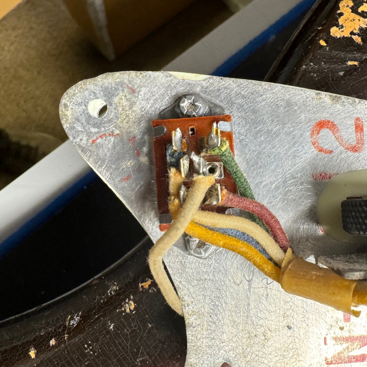 SOLD - Fender Jazzmaster Transitional Model with 1959 Neck and Serial number and 1960 body - Mahar's Vintage Guitars