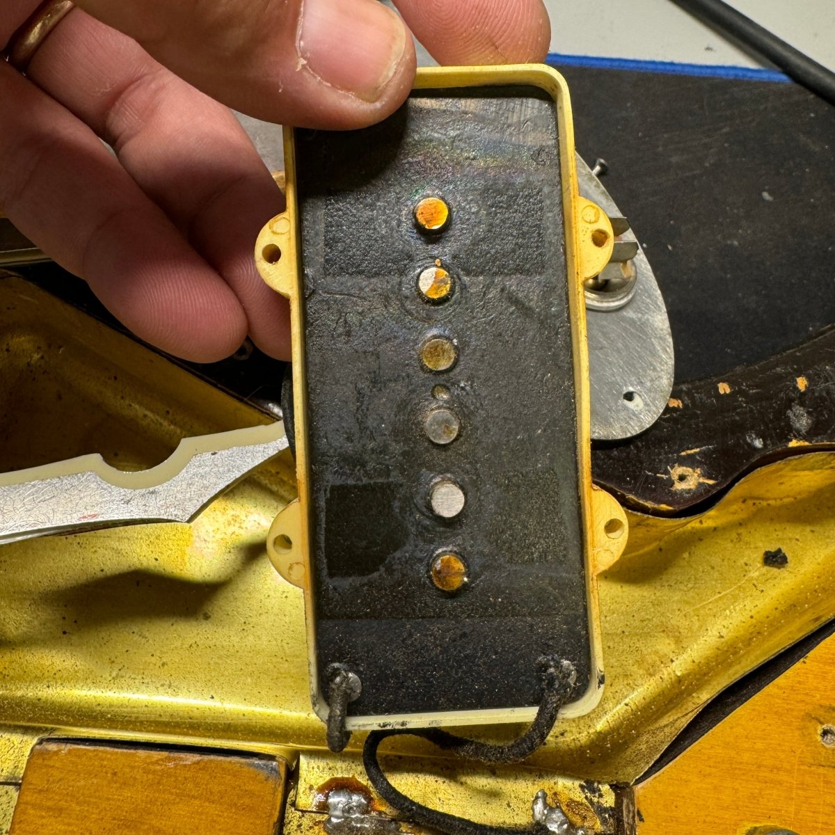 SOLD - Fender Jazzmaster Transitional Model with 1959 Neck and Serial number and 1960 body - Mahar's Vintage Guitars