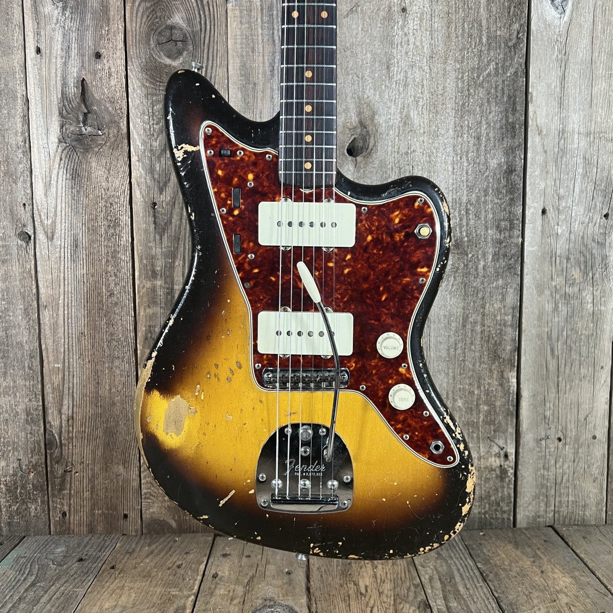 SOLD - Fender Jazzmaster Transitional Model with 1959 Neck and Serial number and 1960 body - Mahar's Vintage Guitars