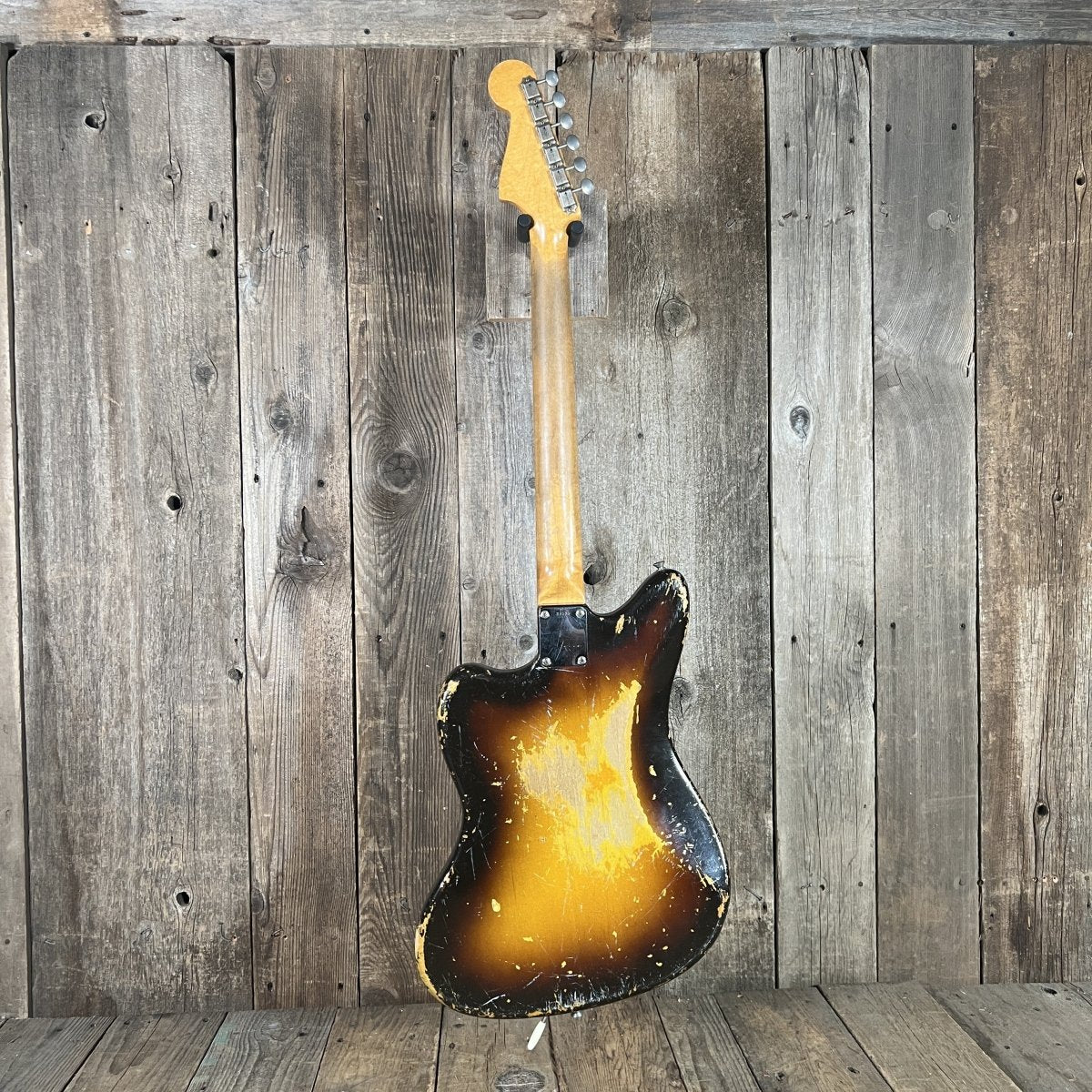 SOLD - Fender Jazzmaster Transitional Model with 1959 Neck and Serial number and 1960 body - Mahar's Vintage Guitars