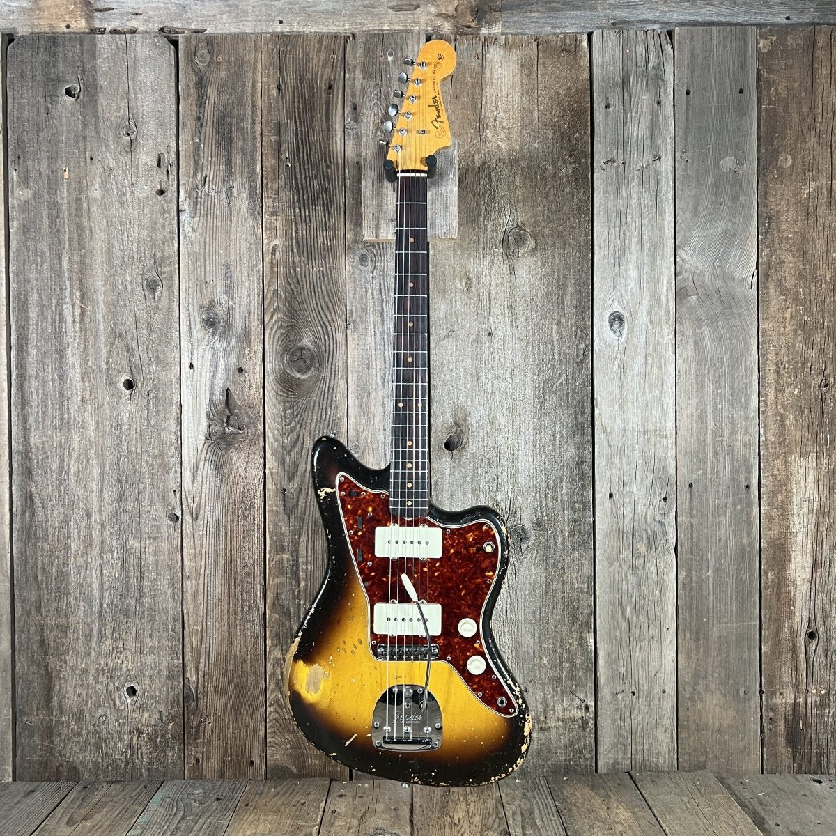 SOLD - Fender Jazzmaster Transitional Model with 1959 Neck and Serial number and 1960 body - Mahar's Vintage Guitars
