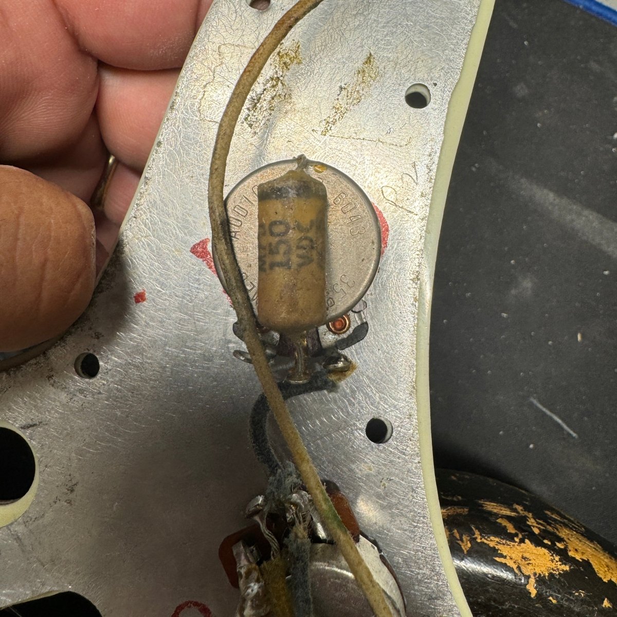 SOLD - Fender Jazzmaster Transitional Model with 1959 Neck and Serial number and 1960 body - Mahar's Vintage Guitars