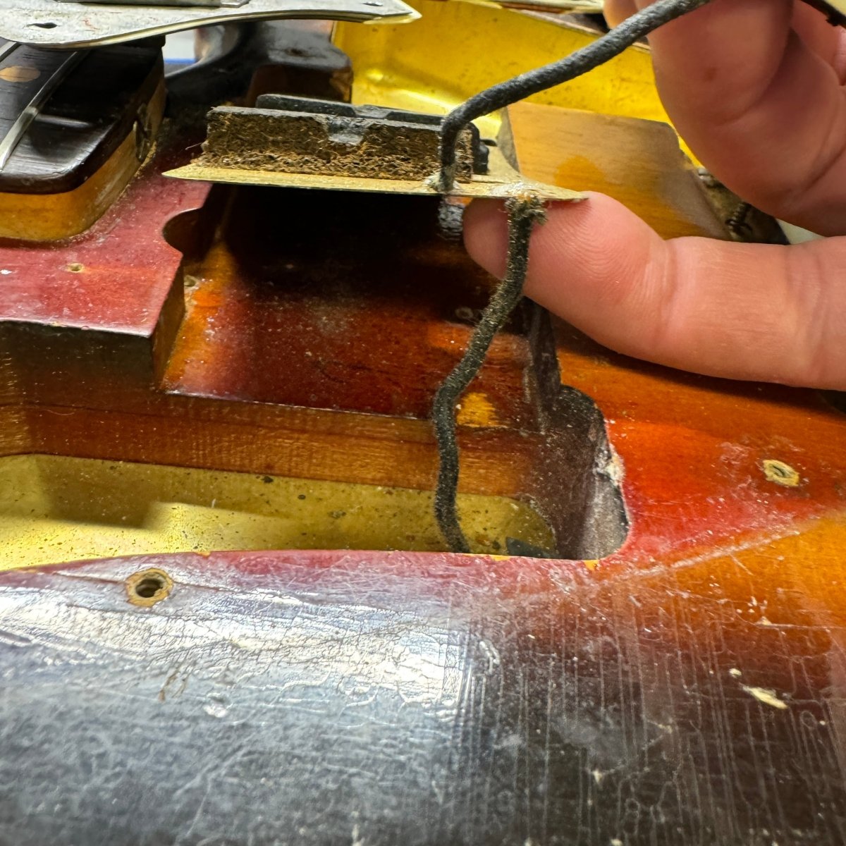 SOLD - Fender Jazzmaster Transitional Model with 1959 Neck and Serial number and 1960 body - Mahar's Vintage Guitars