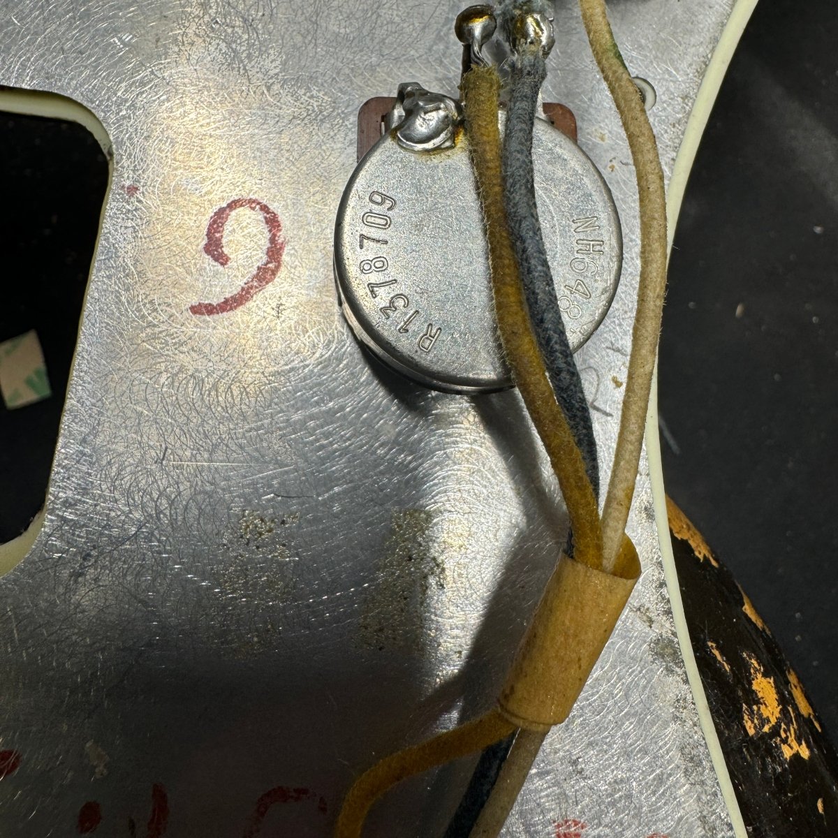 SOLD - Fender Jazzmaster Transitional Model with 1959 Neck and Serial number and 1960 body - Mahar's Vintage Guitars