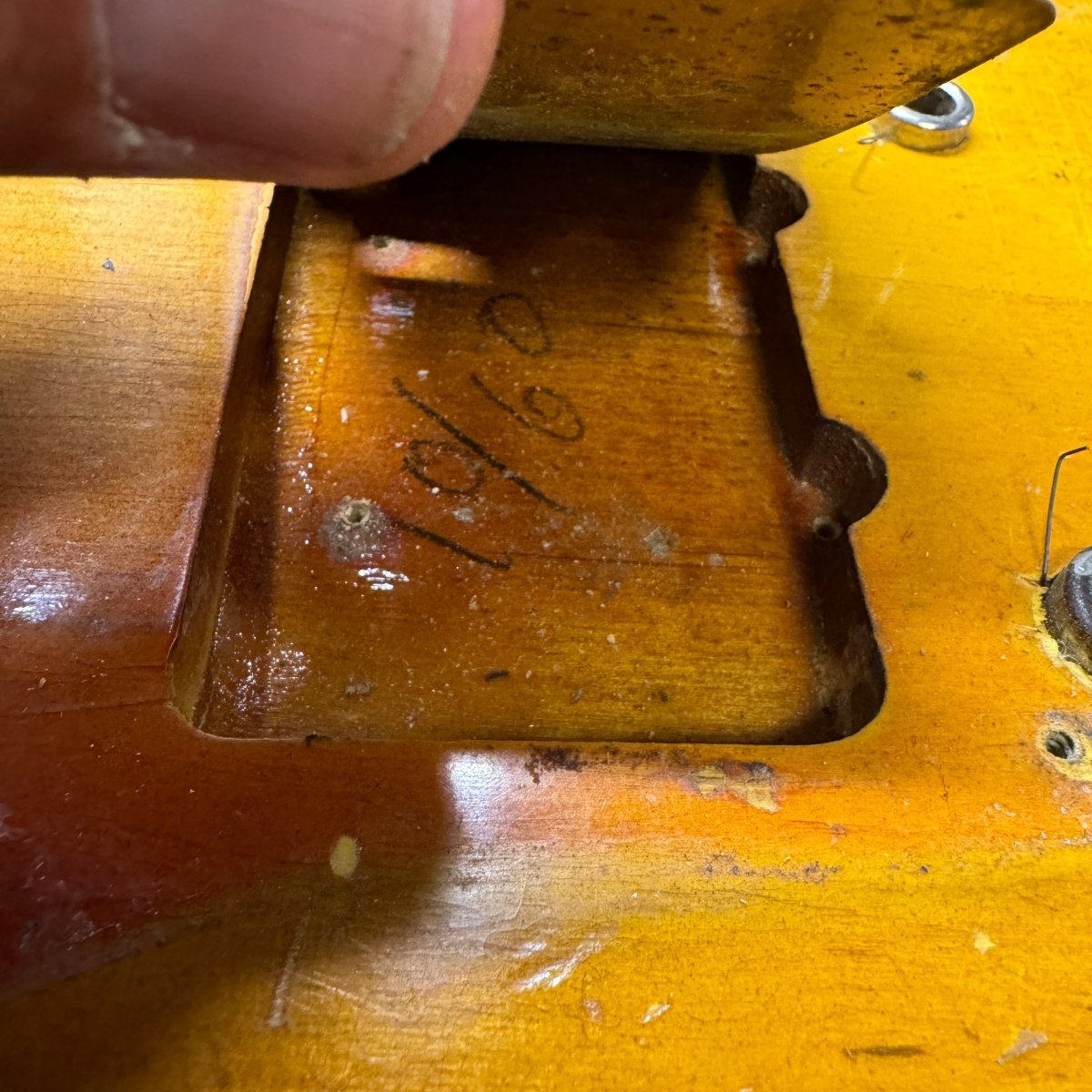 SOLD - Fender Jazzmaster Transitional Model with 1959 Neck and Serial number and 1960 body - Mahar's Vintage Guitars