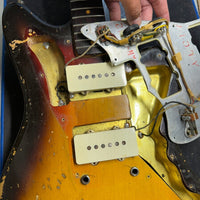 SOLD - Fender Jazzmaster Transitional Model with 1959 Neck and Serial number and 1960 body - Mahar's Vintage Guitars