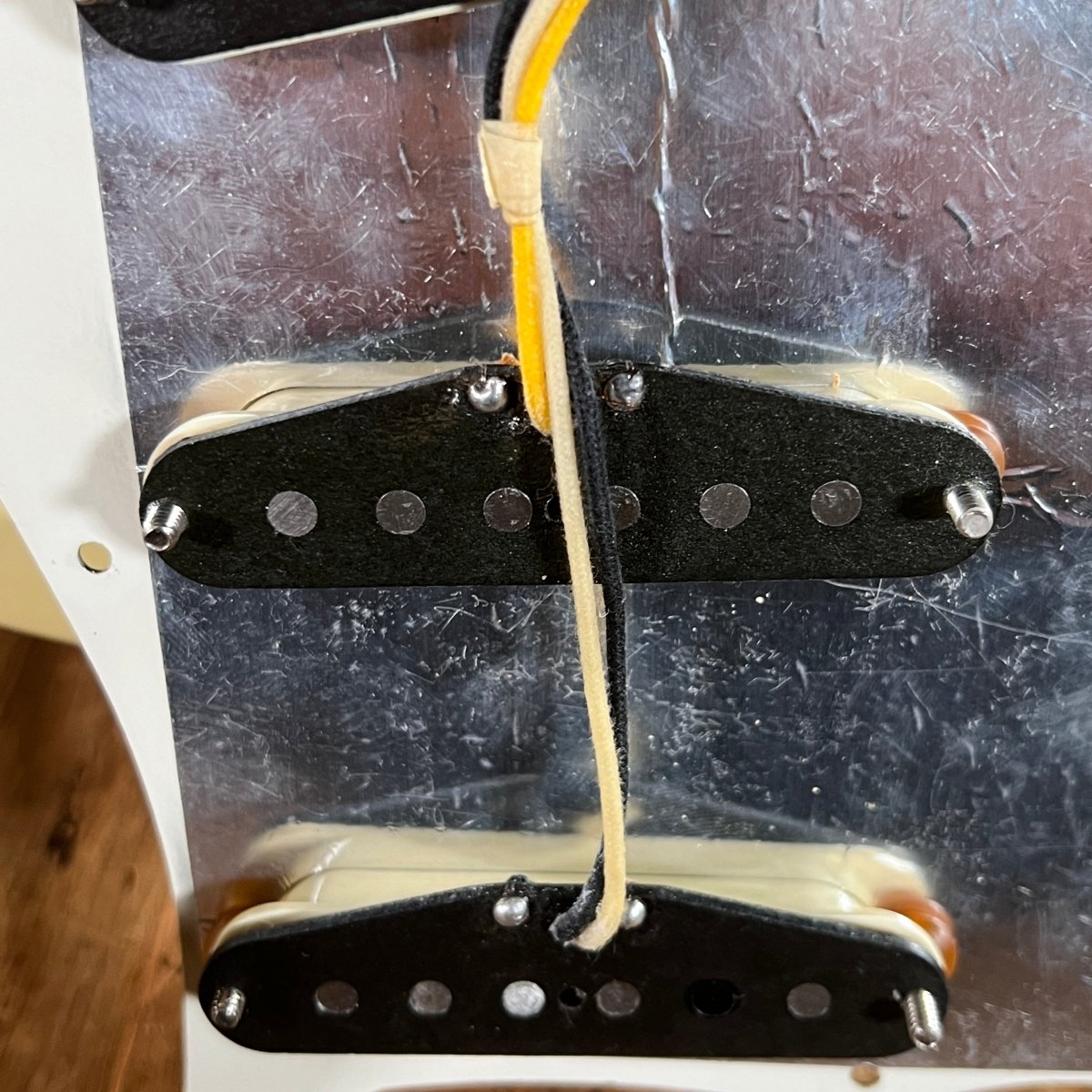 SOLD - Fender John English Masterbuilt Custom Classic Stratocaster Vintage White Matching Headstock 2006 - Mahar's Vintage Guitars