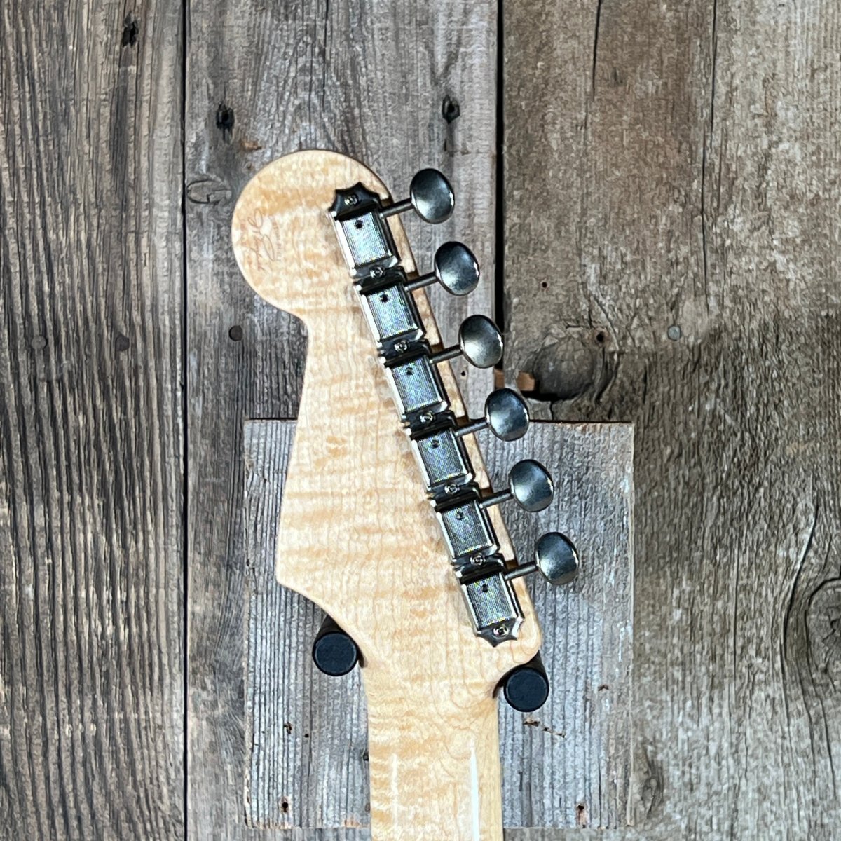 SOLD - Fender John English Masterbuilt Custom Classic Stratocaster Vintage White Matching Headstock 2006 - Mahar's Vintage Guitars