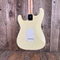 SOLD - Fender John English Masterbuilt Custom Classic Stratocaster Vintage White Matching Headstock 2006 - Mahar's Vintage Guitars