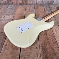 SOLD - Fender John English Masterbuilt Custom Classic Stratocaster Vintage White Matching Headstock 2006 - Mahar's Vintage Guitars