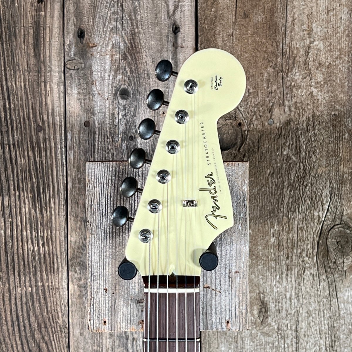 SOLD - Fender John English Masterbuilt Custom Classic Stratocaster Vintage White Matching Headstock 2006 - Mahar's Vintage Guitars