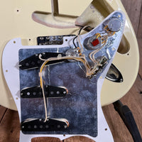 SOLD - Fender John English Masterbuilt Custom Classic Stratocaster Vintage White Matching Headstock 2006 - Mahar's Vintage Guitars