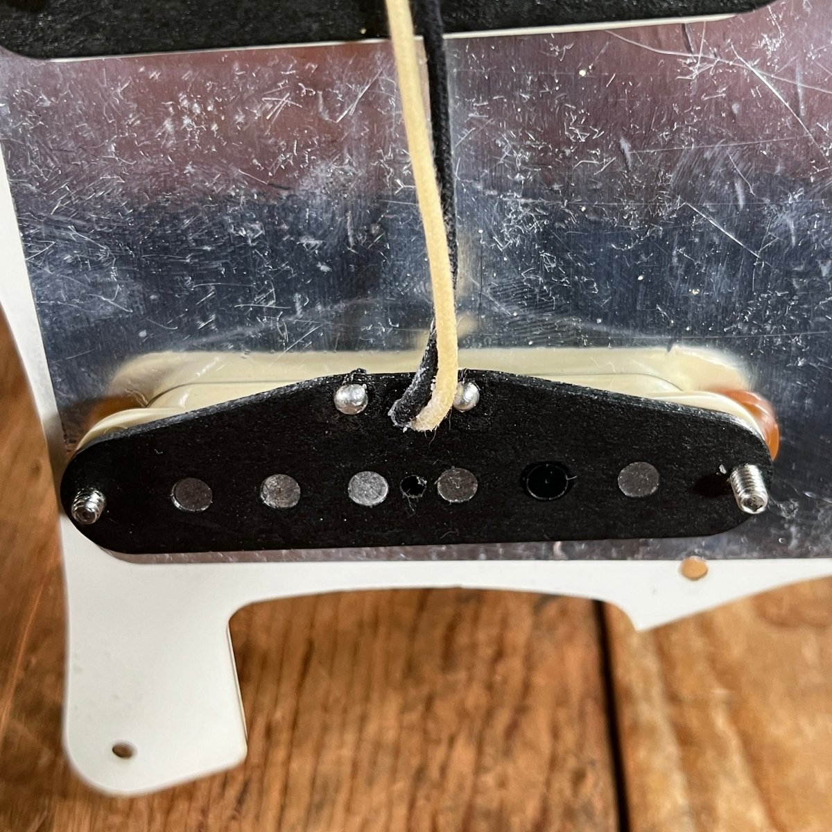 SOLD - Fender John English Masterbuilt Custom Classic Stratocaster Vintage White Matching Headstock 2006 - Mahar's Vintage Guitars