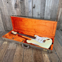 SOLD - Fender John English Masterbuilt Custom Classic Stratocaster Vintage White Matching Headstock 2006 - Mahar's Vintage Guitars