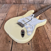 SOLD - Fender John English Masterbuilt Custom Classic Stratocaster Vintage White Matching Headstock 2006 - Mahar's Vintage Guitars