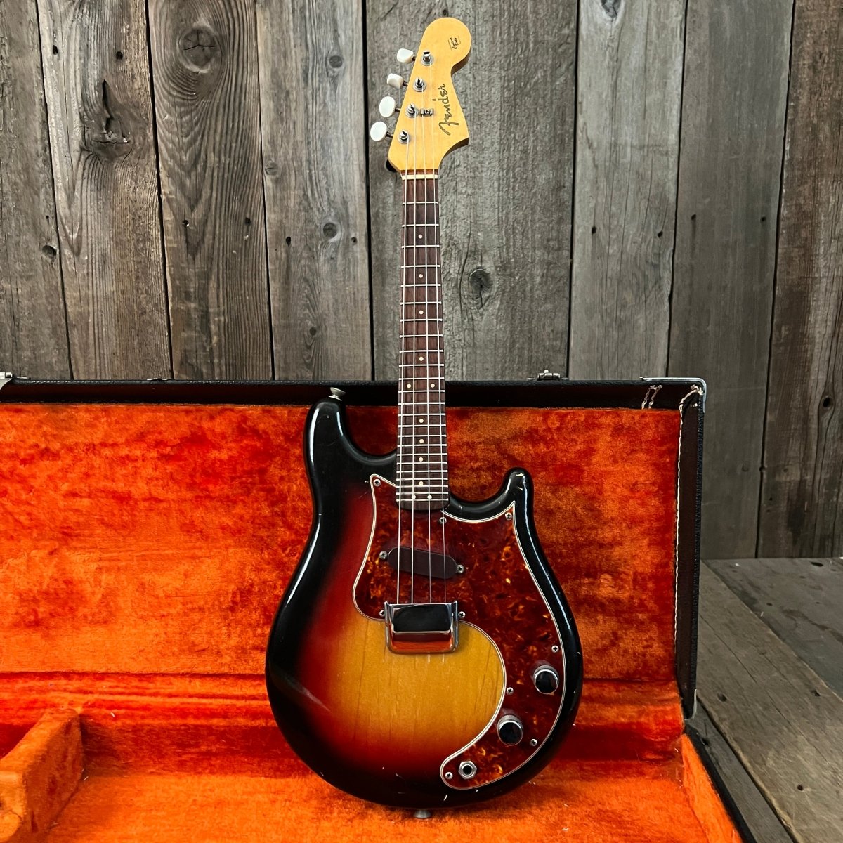 SOLD - Fender Mandocaster 1964 Sunburst Electric Mandolin Pre CBS - Mahar's Vintage Guitars