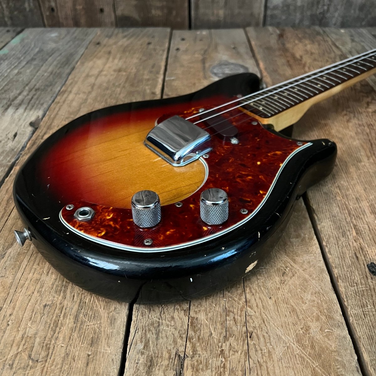SOLD - Fender Mandocaster 1964 Sunburst Electric Mandolin Pre CBS - Mahar's Vintage Guitars