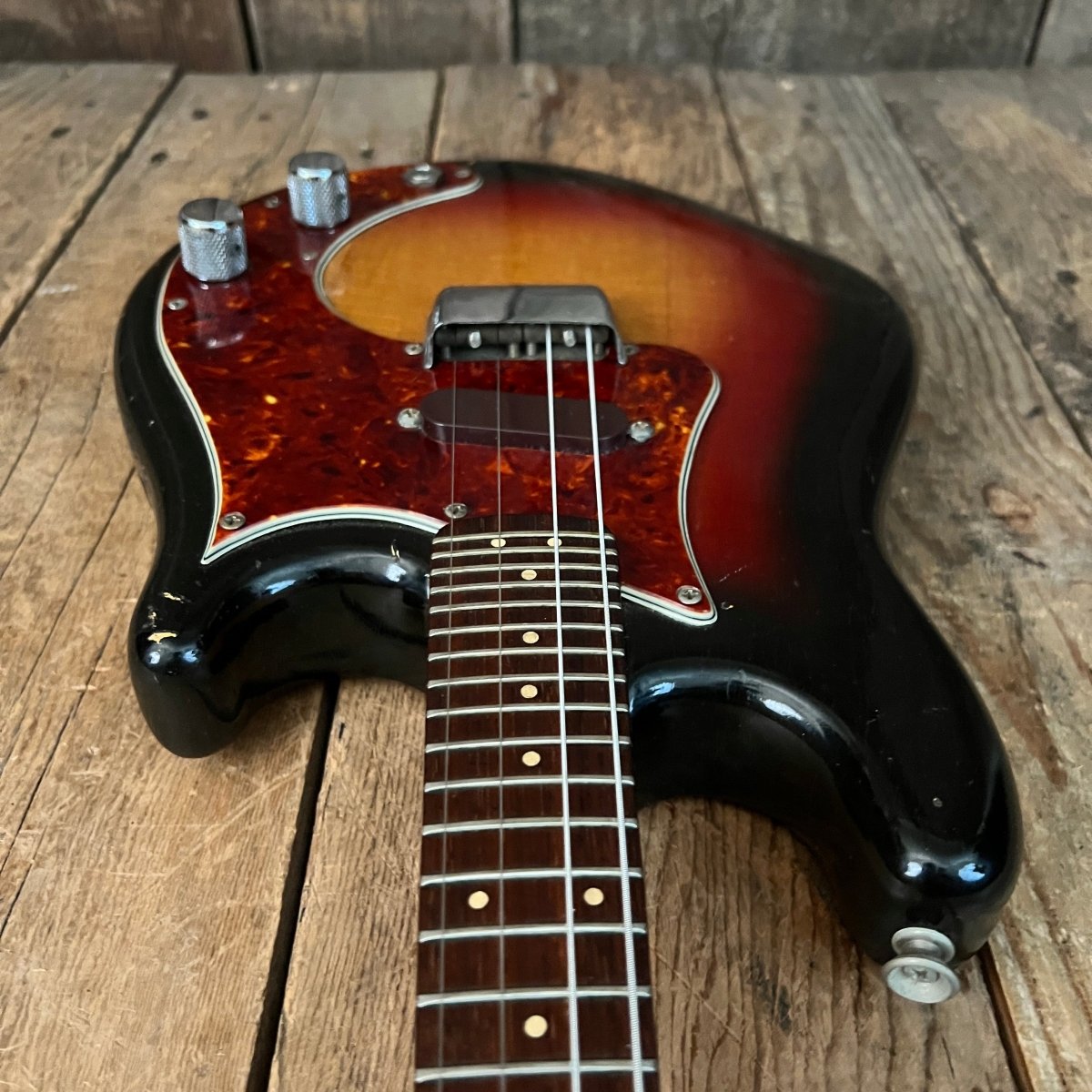 SOLD - Fender Mandocaster 1964 Sunburst Electric Mandolin Pre CBS - Mahar's Vintage Guitars
