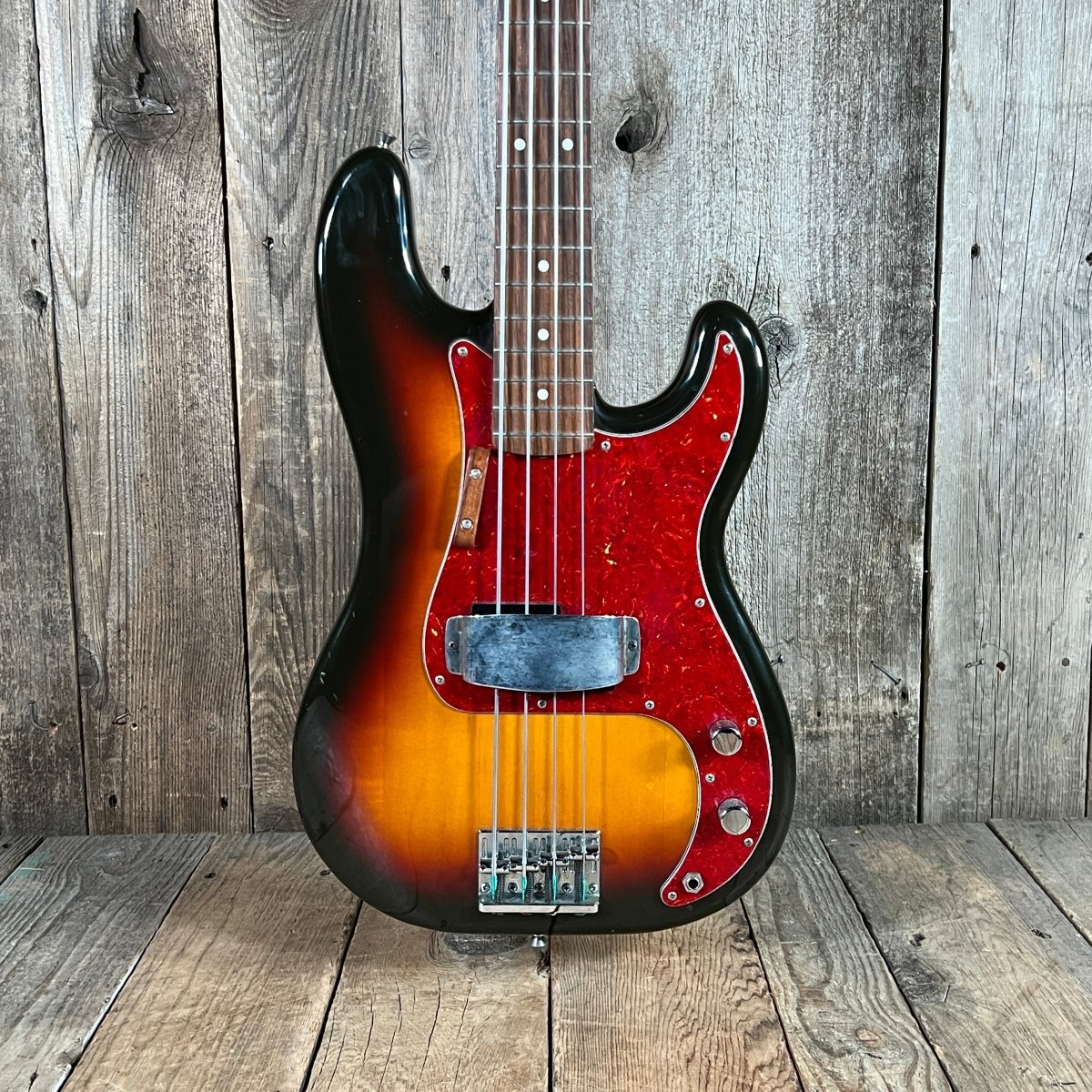 SOLD - Fender MIJ '62 Reissue Precision Bass PB - 62 1991 Sunburst - Mahar's Vintage Guitars