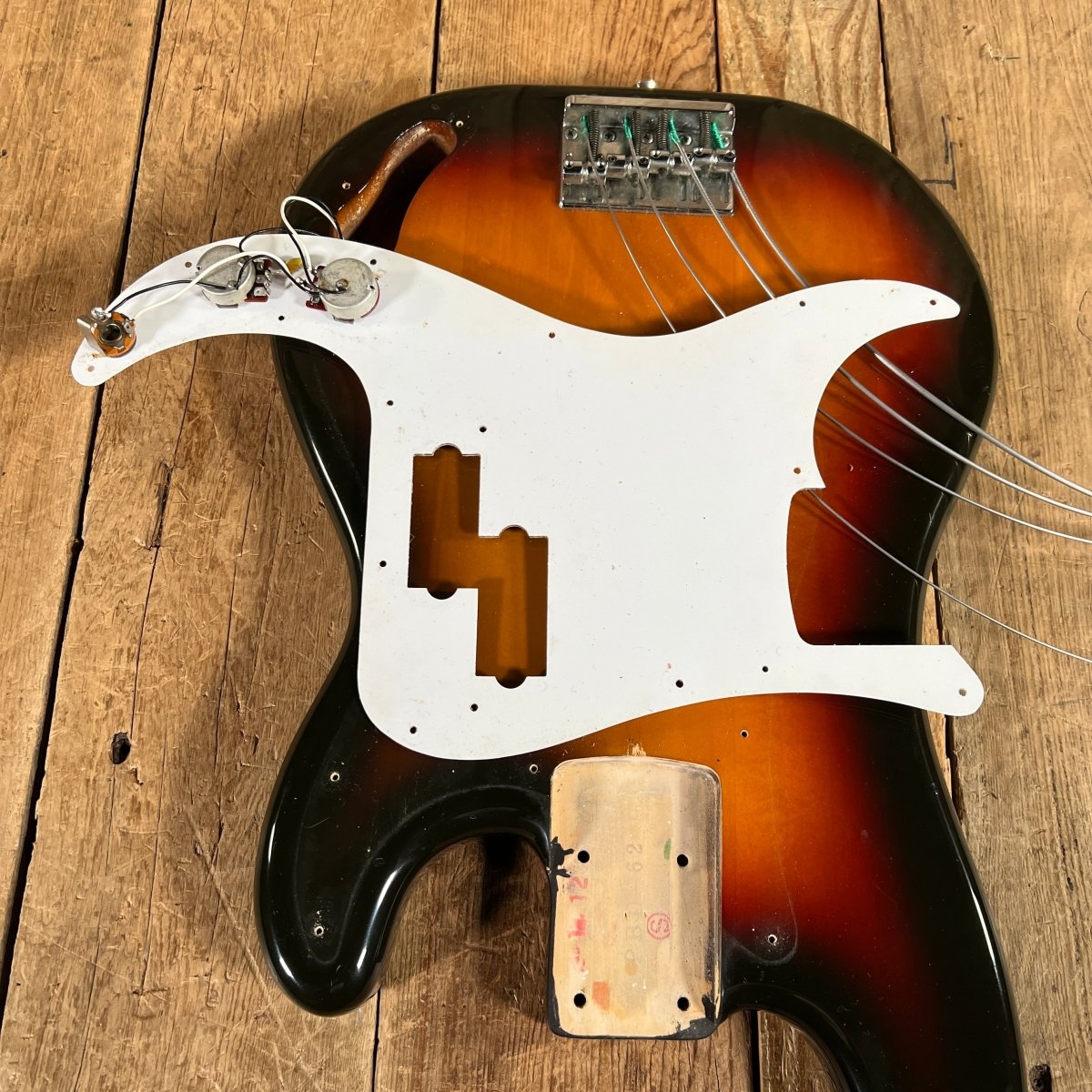 SOLD - Fender MIJ '62 Reissue Precision Bass PB - 62 1991 Sunburst - Mahar's Vintage Guitars