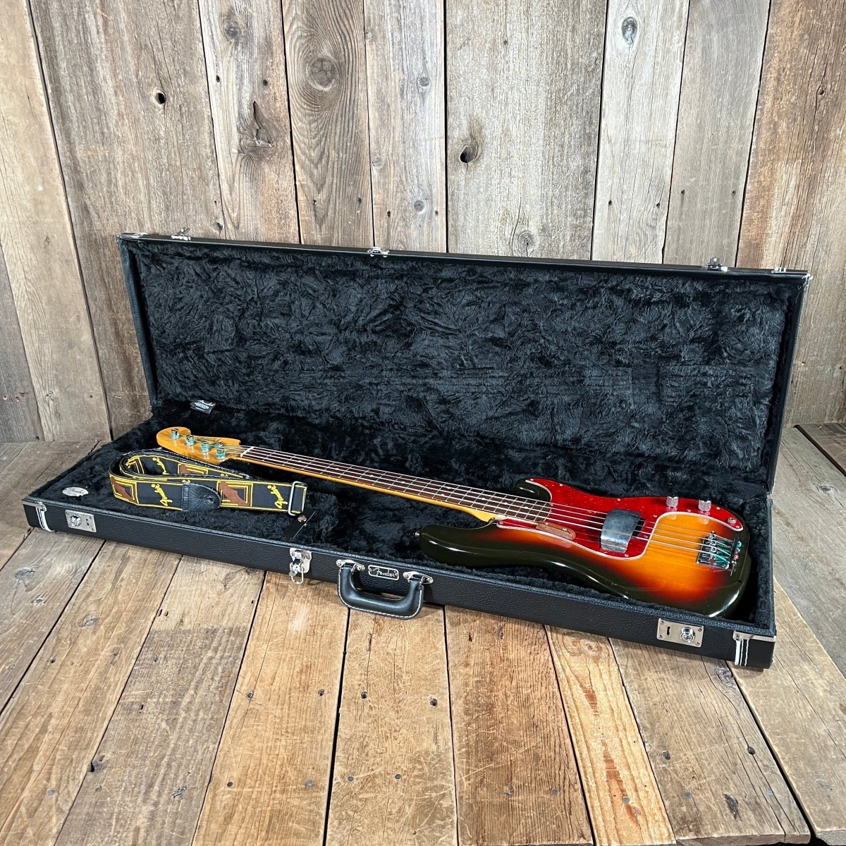 SOLD - Fender MIJ '62 Reissue Precision Bass PB - 62 1991 Sunburst - Mahar's Vintage Guitars