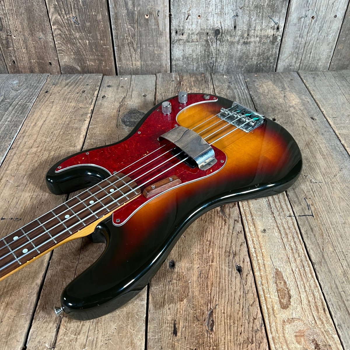 SOLD - Fender MIJ '62 Reissue Precision Bass PB - 62 1991 Sunburst - Mahar's Vintage Guitars
