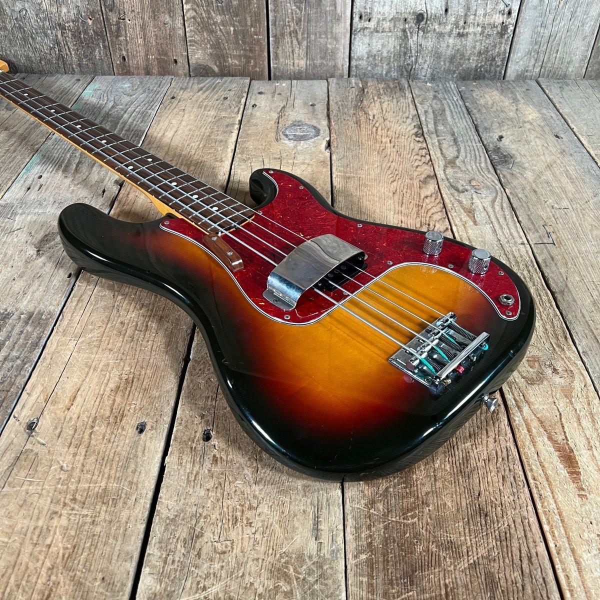 SOLD - Fender MIJ '62 Reissue Precision Bass PB - 62 1991 Sunburst - Mahar's Vintage Guitars