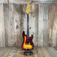 SOLD - Fender Precision Bass 1970 Sunburst - Mahar's Vintage Guitars
