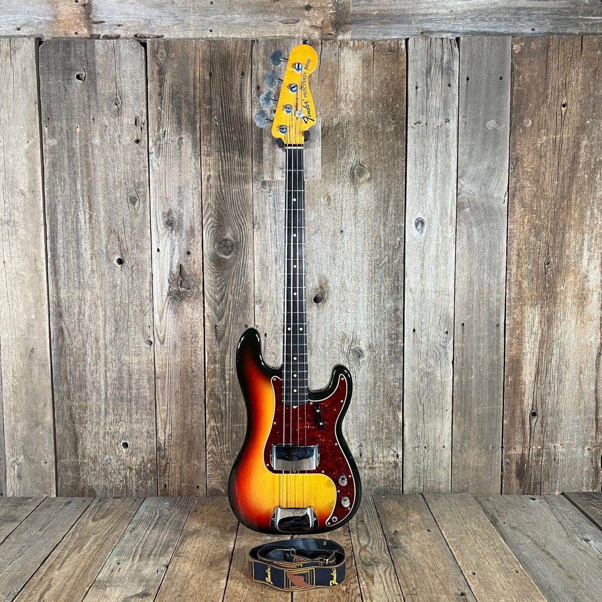 SOLD - Fender Precision Bass 1970 Sunburst - Mahar's Vintage Guitars
