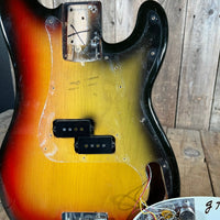 SOLD - Fender Precision Bass 1970 Sunburst - Mahar's Vintage Guitars