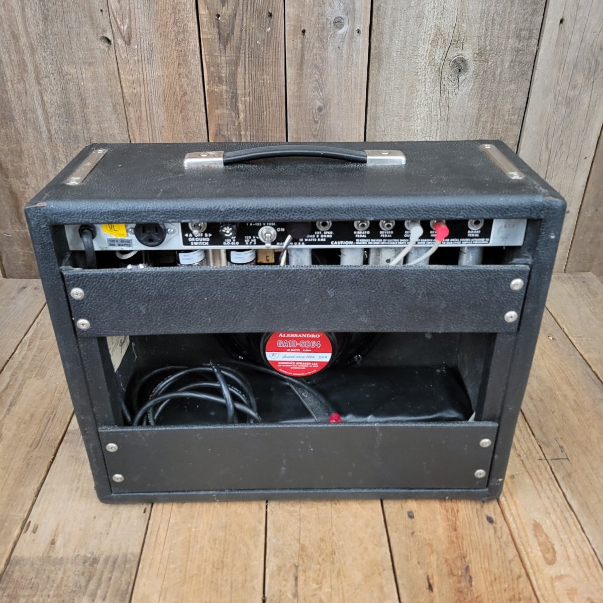 SOLD - Fender Princeton Reverb Silverface 1980 - Mahar's Vintage Guitars