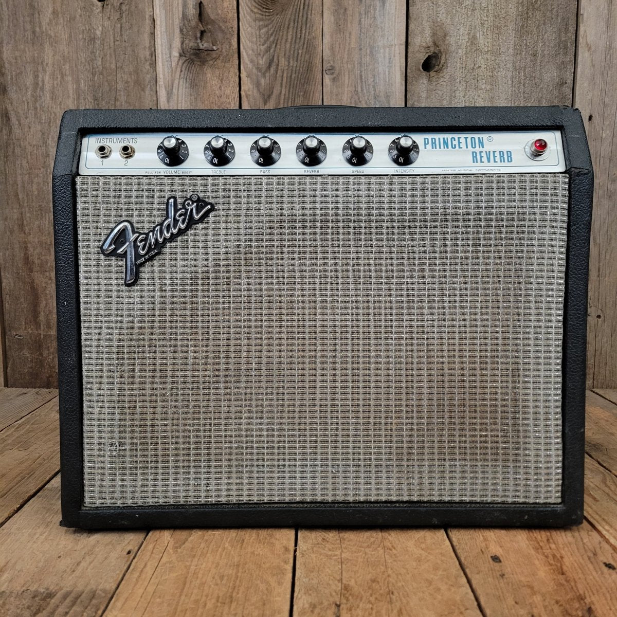 SOLD - Fender Princeton Reverb Silverface 1980 - Mahar's Vintage Guitars