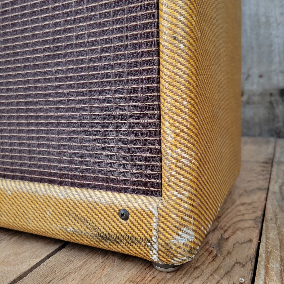 SOLD - Fender Princeton Tweed 5E2 1955 Rare Early Narrow Panel Variant Large Cabinet - Mahar's Vintage Guitars