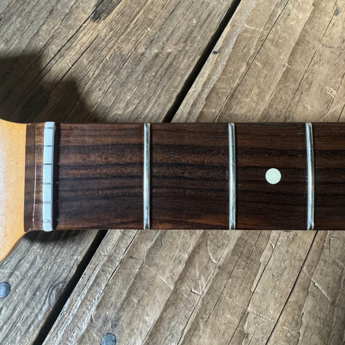 SOLD - Fender Road Worn 60s Stratocaster 2014 Olympic White - Mahar's Vintage Guitars