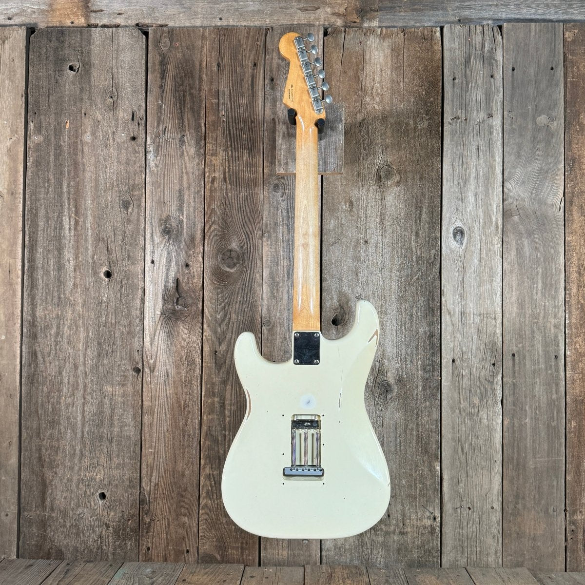 SOLD - Fender Road Worn 60s Stratocaster 2014 Olympic White - Mahar's Vintage Guitars