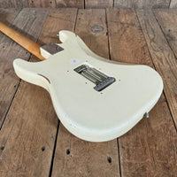SOLD - Fender Road Worn 60s Stratocaster 2014 Olympic White - Mahar's Vintage Guitars